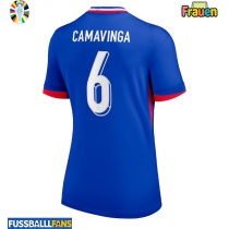Frankreich Eduardo Camavinga #6 Heimtrikot Frauen EM 2024 Kurzarm